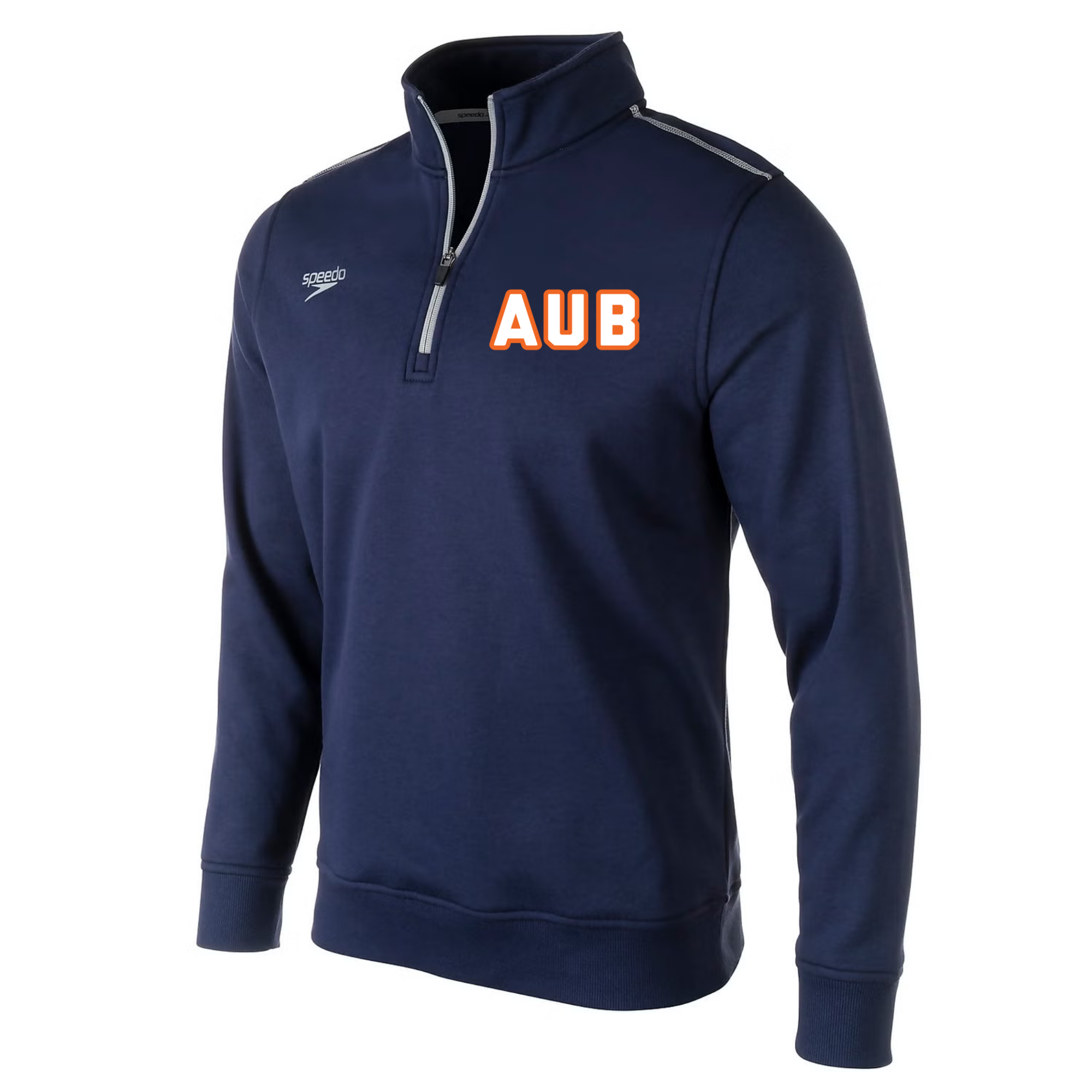 Speedo 1/4 Zip Fleece Sweatshirt (Customized) - Auburn Aquatics