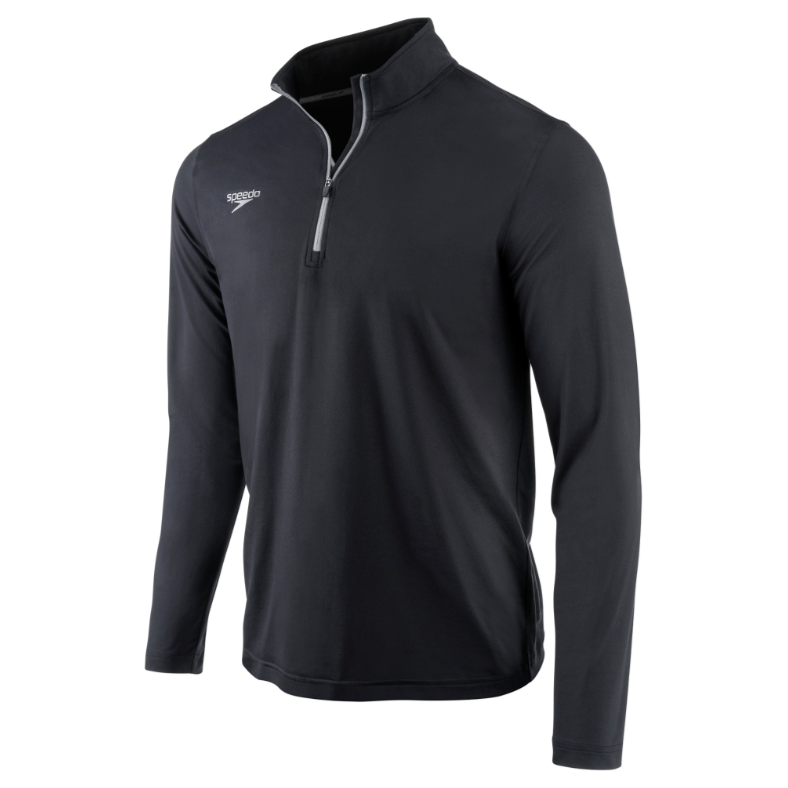 Speedo Jersey 1/4 Zip Long Sleeve T-Shirt