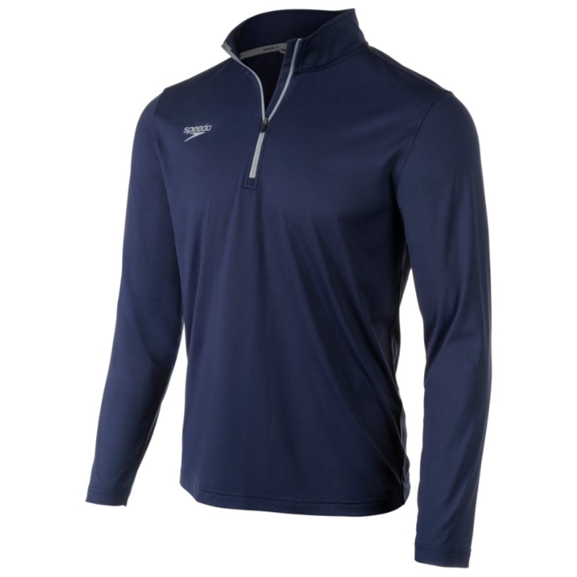 Speedo Jersey 1/4 Zip Long Sleeve T-Shirt