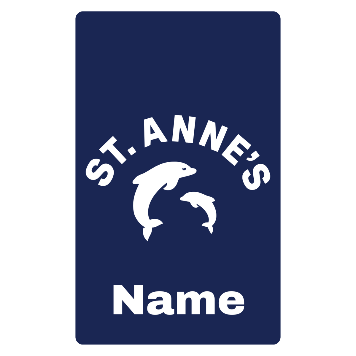 Aluminum Bag Tag (Customized) - St. Anne's