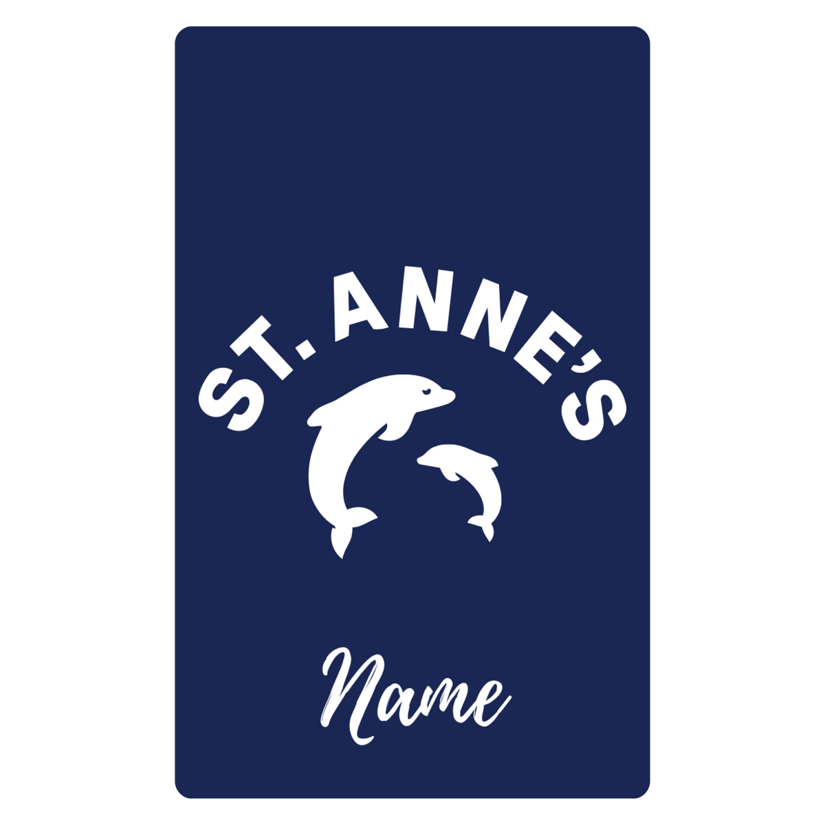 Aluminum Bag Tag (Customized) - St. Anne's