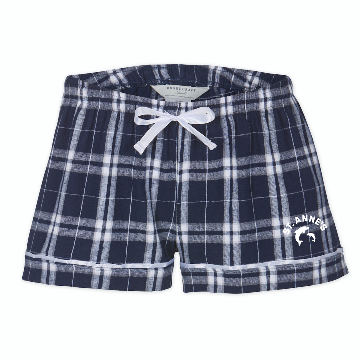 Boxercraft Women's Flannel Short (Heat Press) - St. Anne's
