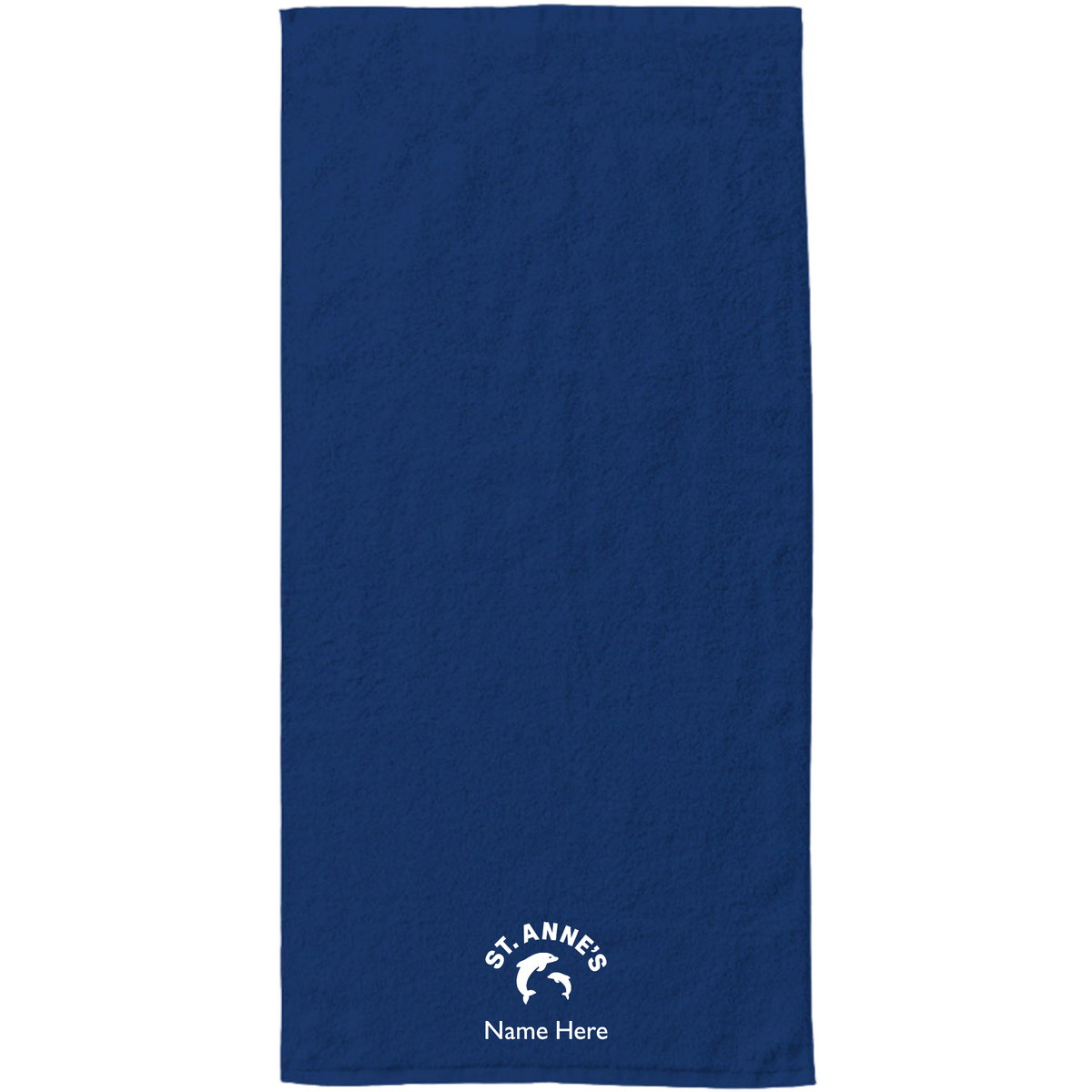 34" x 70" Velour Towel (Embroidered) - St. Anne's