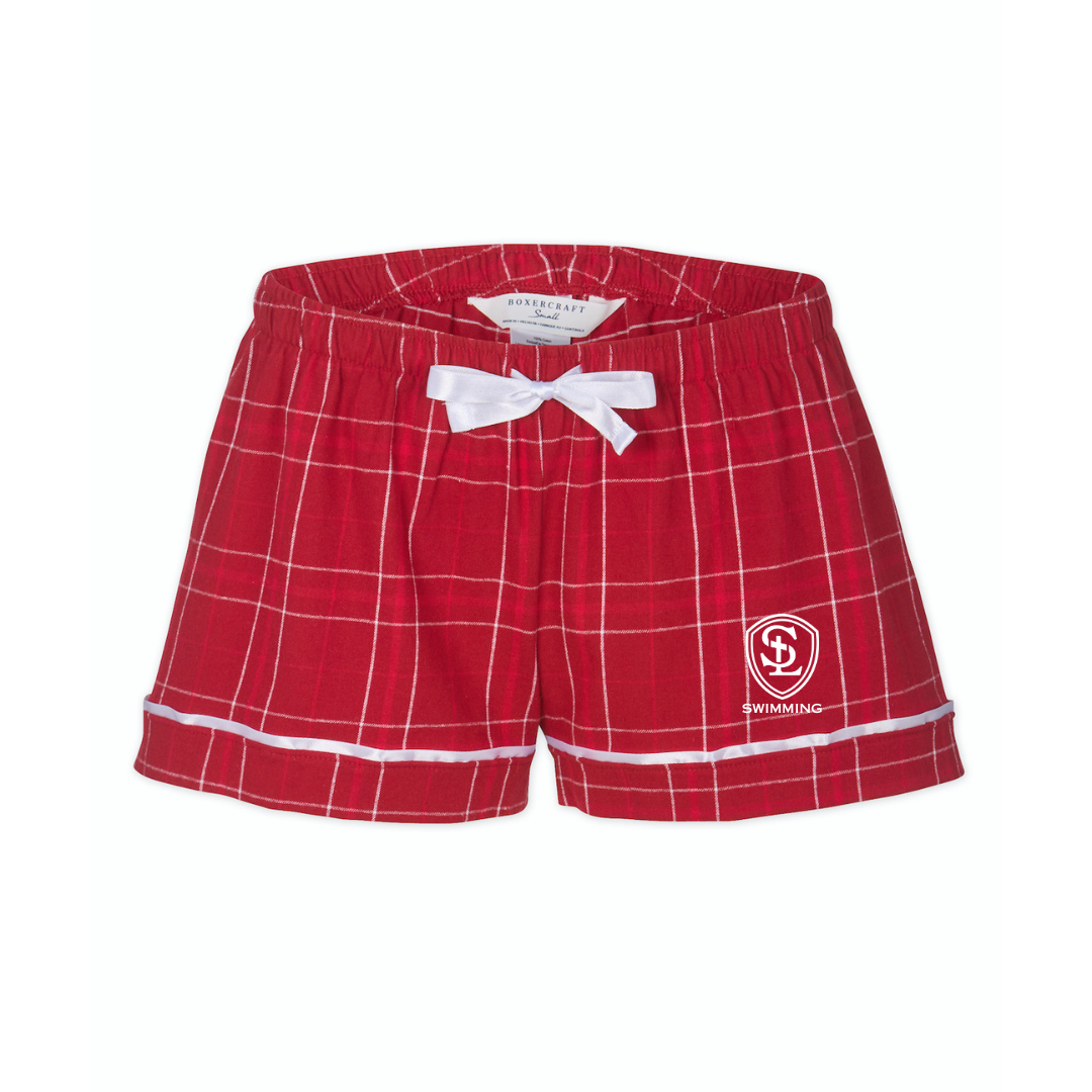 Boxercraft Women's Flannel Short (Customized) - St. Luke