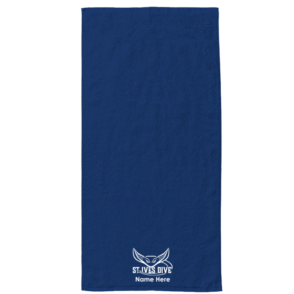 34" x 70" Velour Towel (Customized) - St Ives Dive