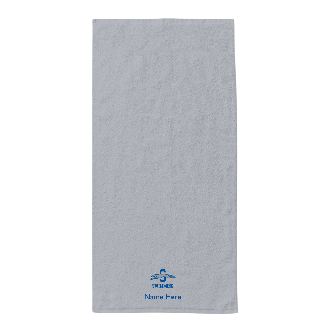 34" x 70" Velour Towel (Customized) - Statesville