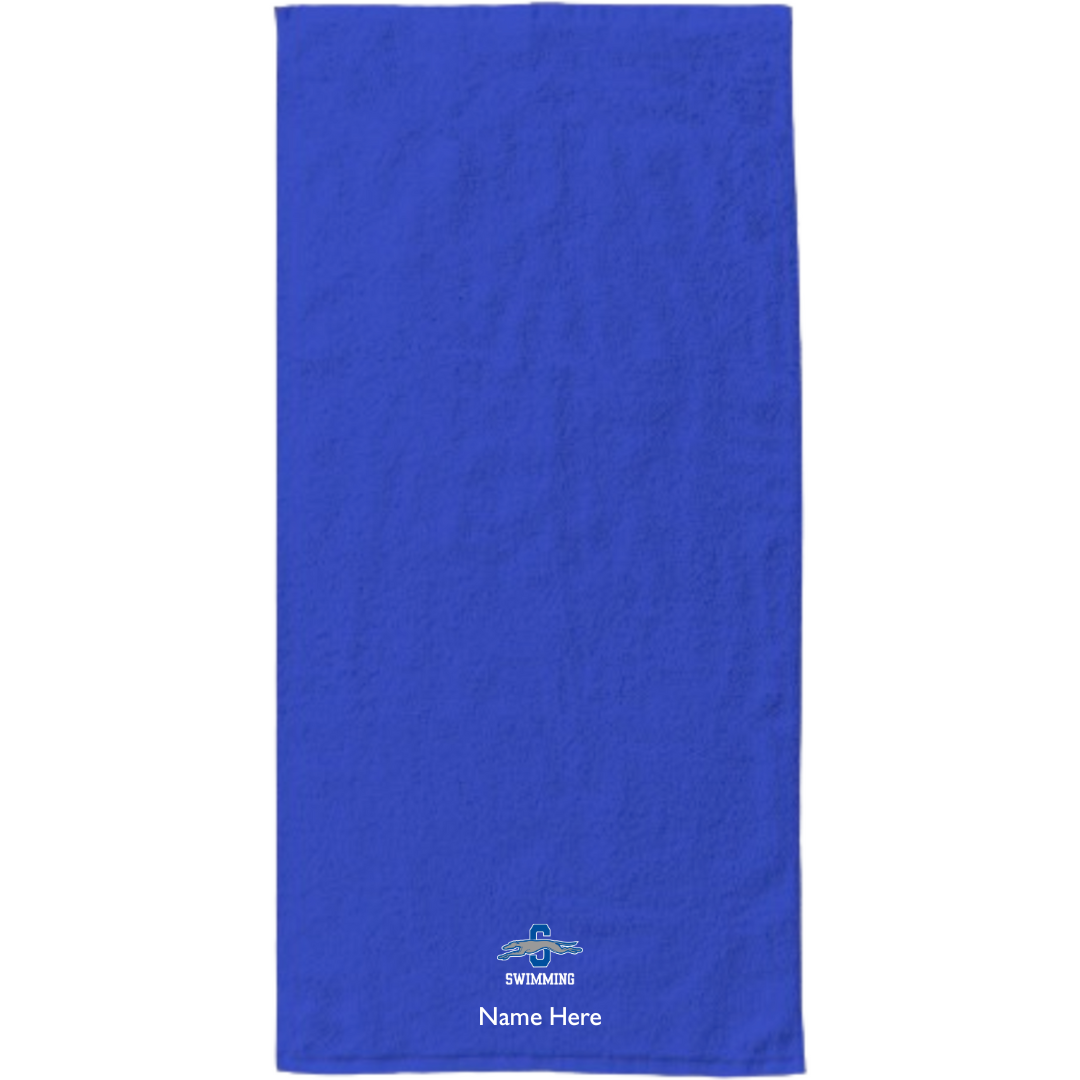 34" x 70" Velour Towel (Customized) - Statesville