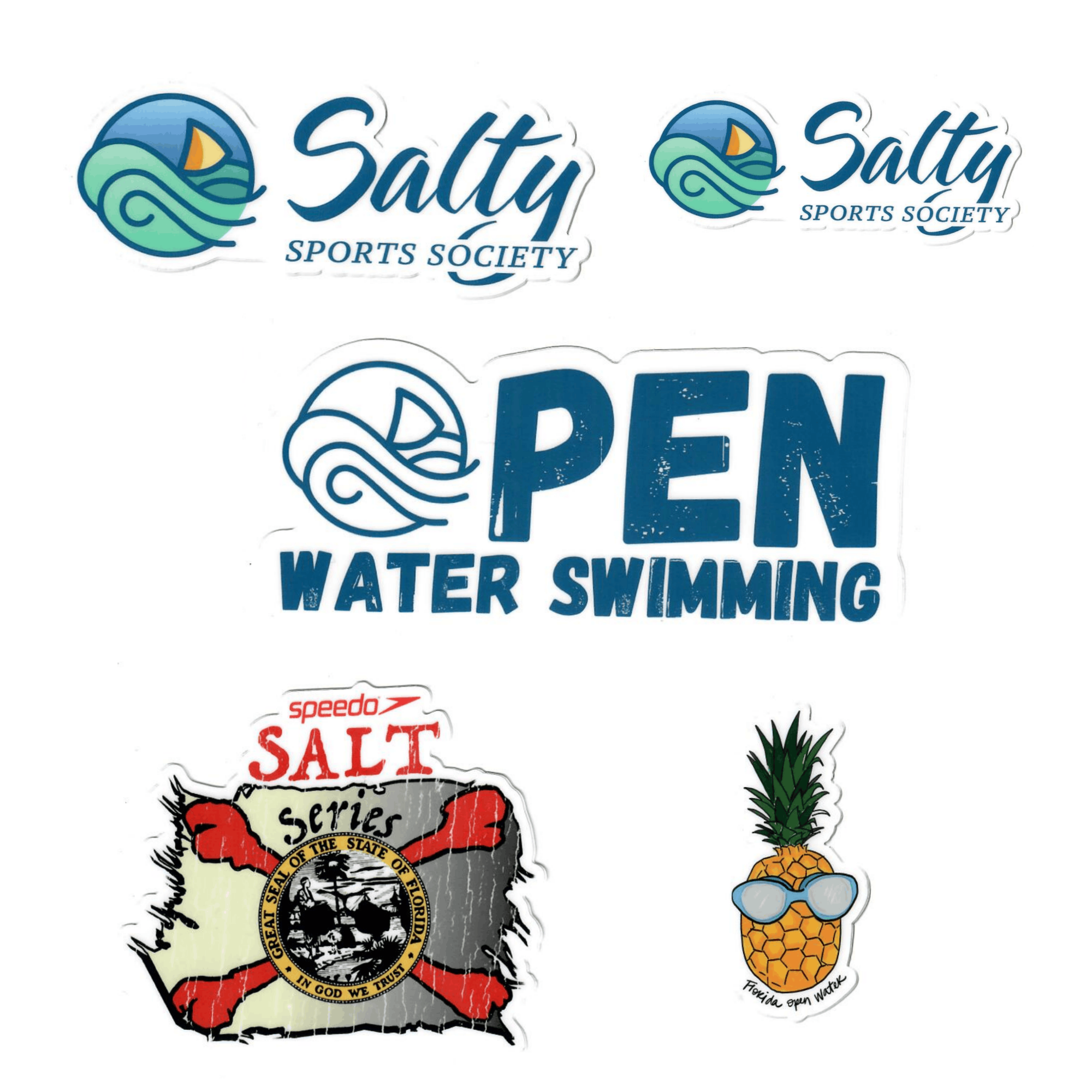 Salty Sports Society Sticker Pack