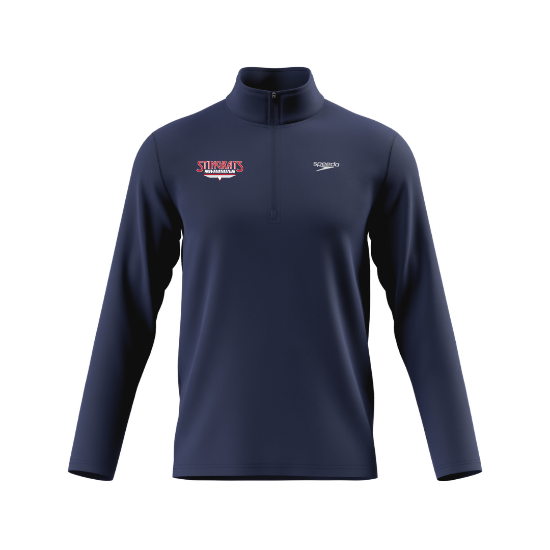 Speedo Unisex Lightweight Jersey 1/4 Zip (Customized) - Stingrays Swimming