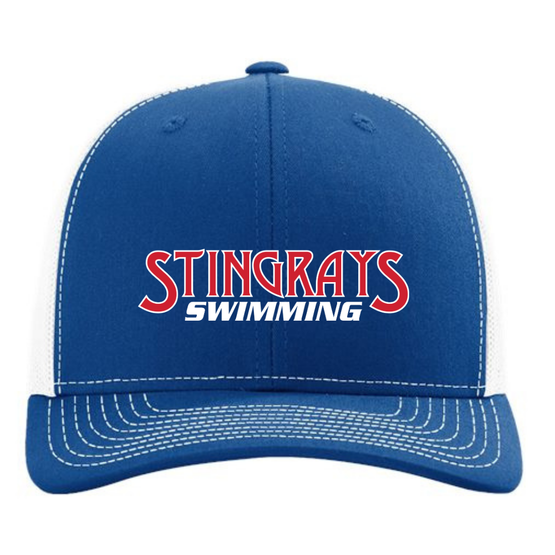 Richardson 112 Snap Back Hat (Customized) - Stingrays Swimming