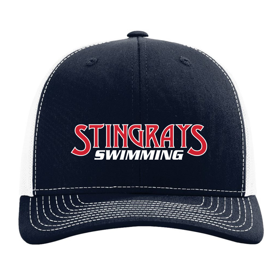 Richardson 112 Snap Back Hat (Customized) - Stingrays Swimming