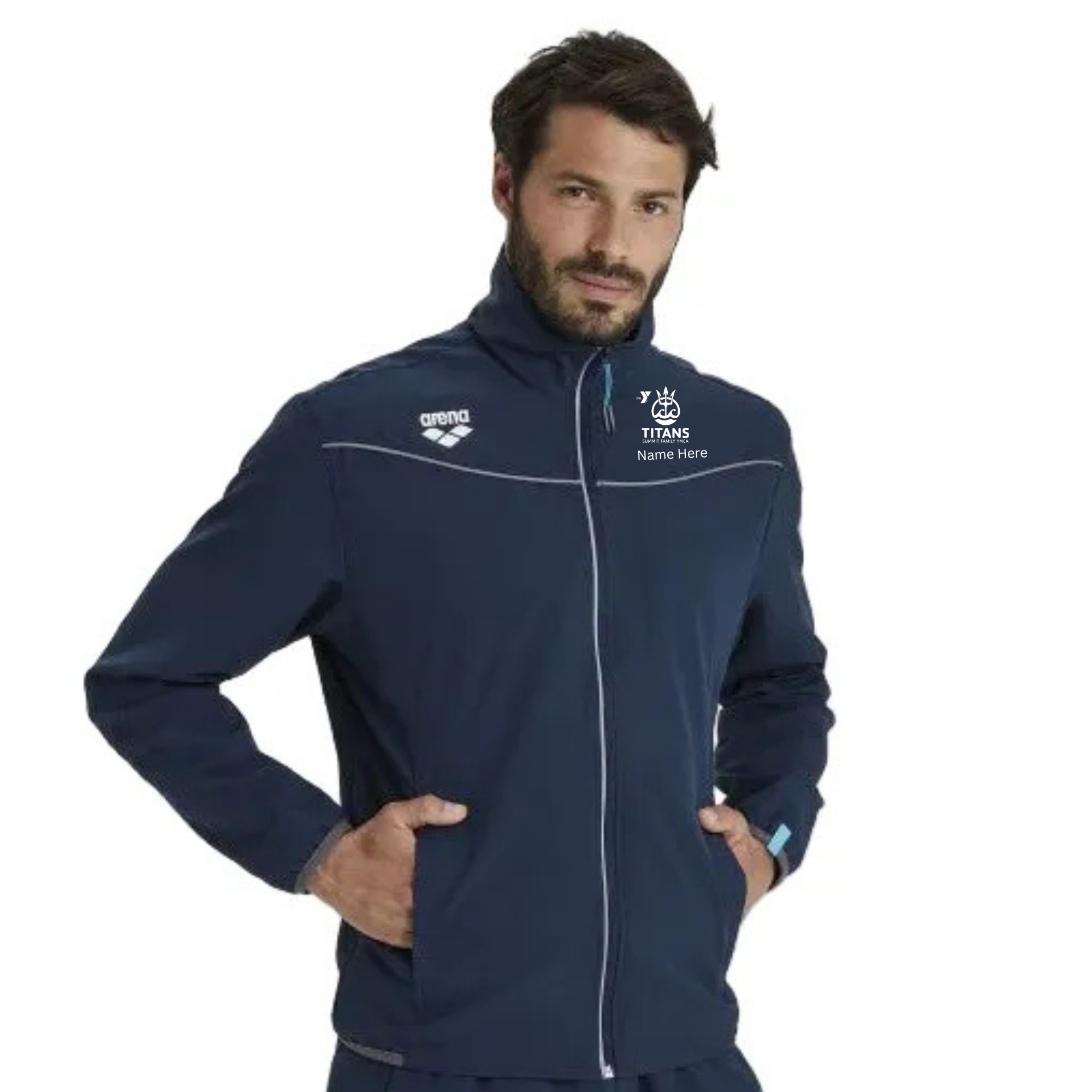 Arena Unisex Team Panel Jacket (Embroidered) - Summit