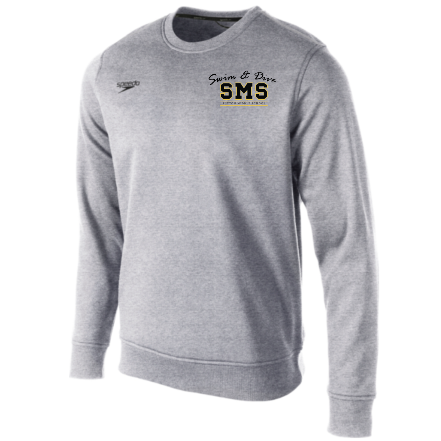 Speedo Fleece Crewneck Sweatshirt (Customized) - Sutton Middle