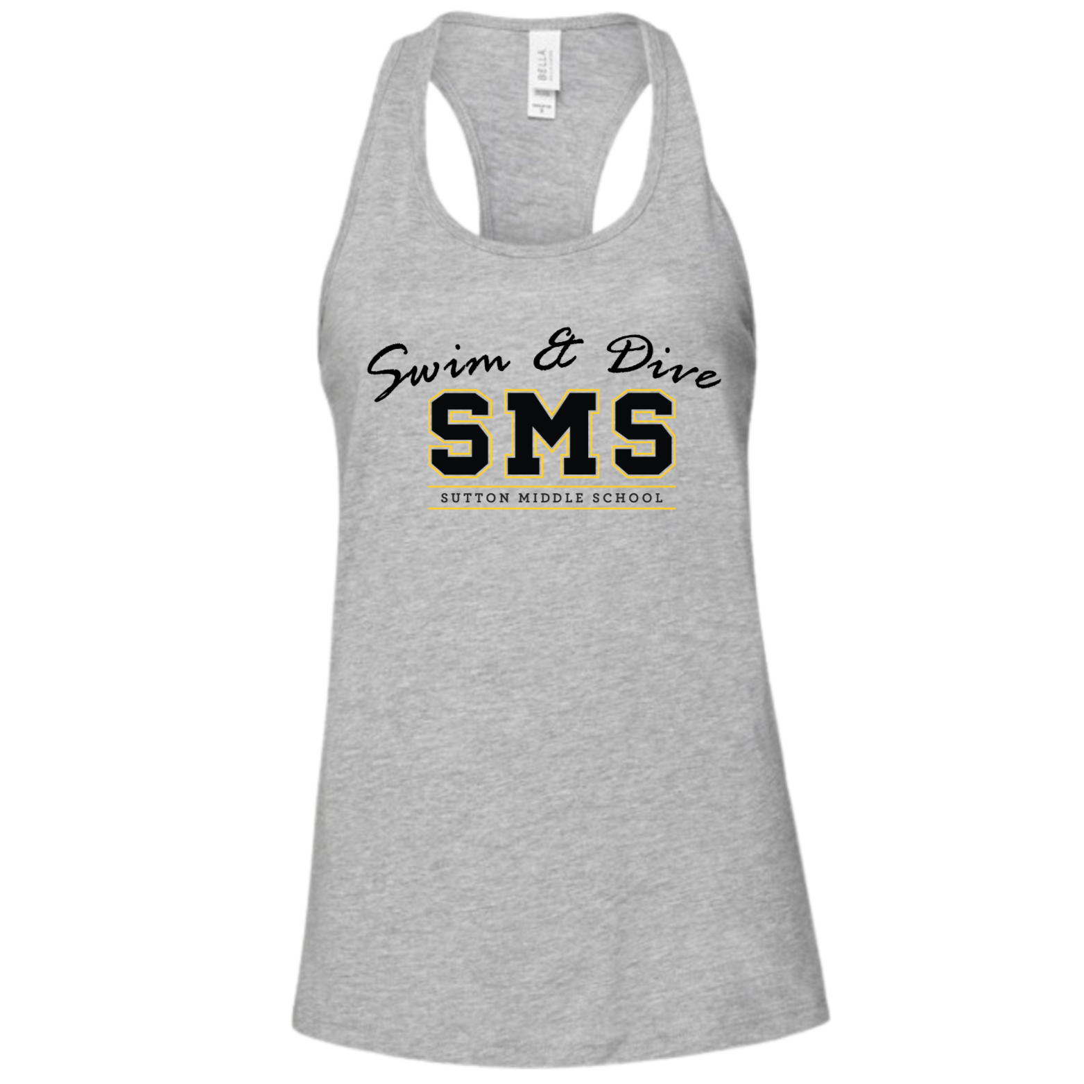 Ladies' Racer Back Tank (Customized) - Sutton Middle