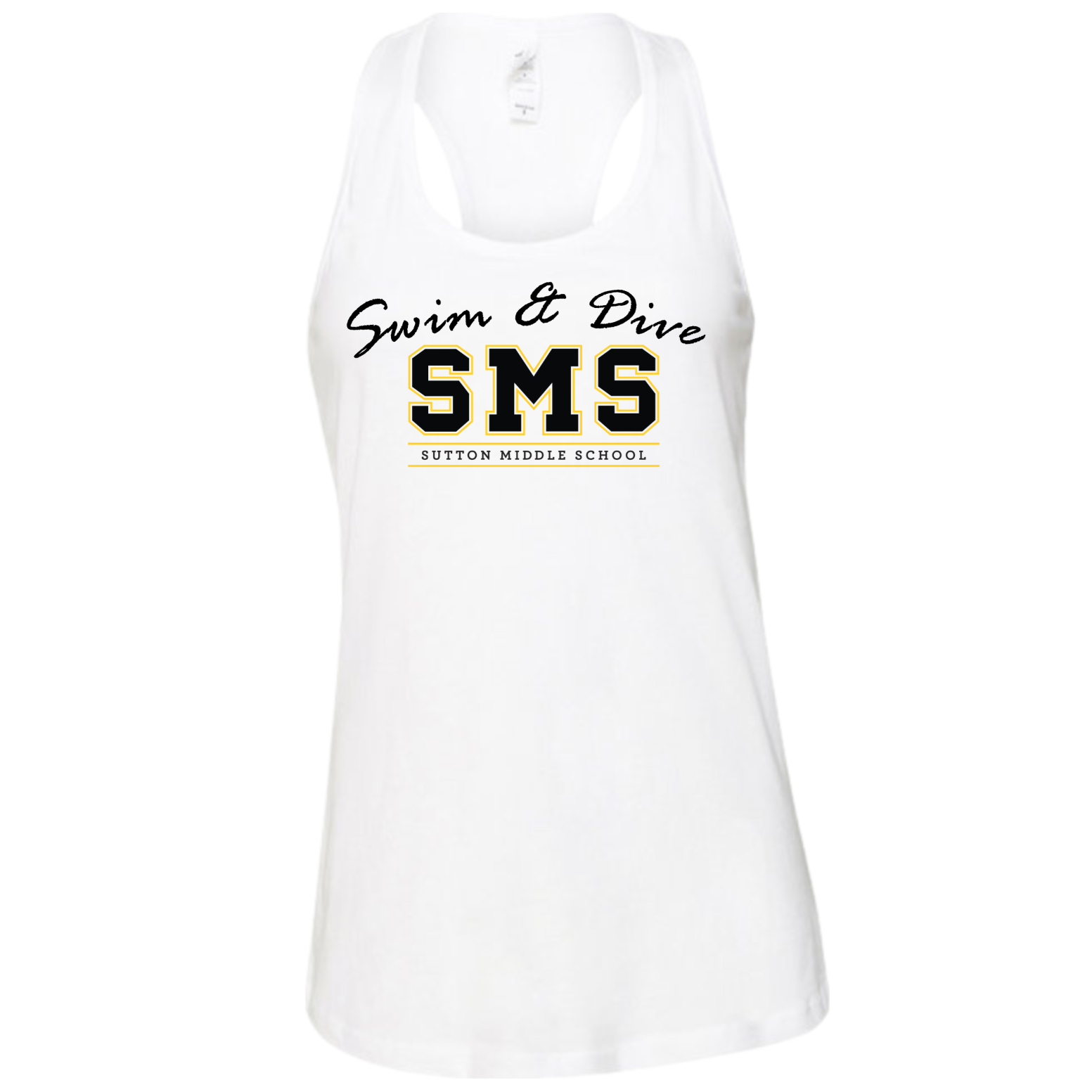 Ladies' Racer Back Tank (Customized) - Sutton Middle