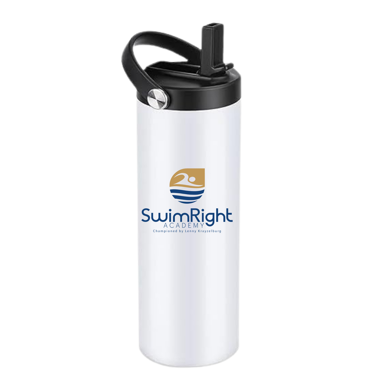 Insulated Sports Bottle 20oz (Customized) - SwimRight Academy