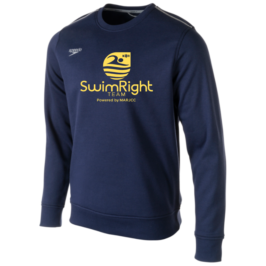 Speedo Fleece Crew Neck Sweatshirt (Customized) - SwimRight Team