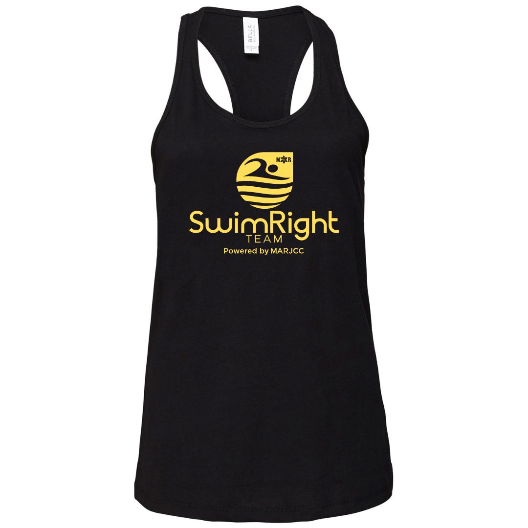 Ladies' Racer Back Tank (Customized) - SwimRight Team