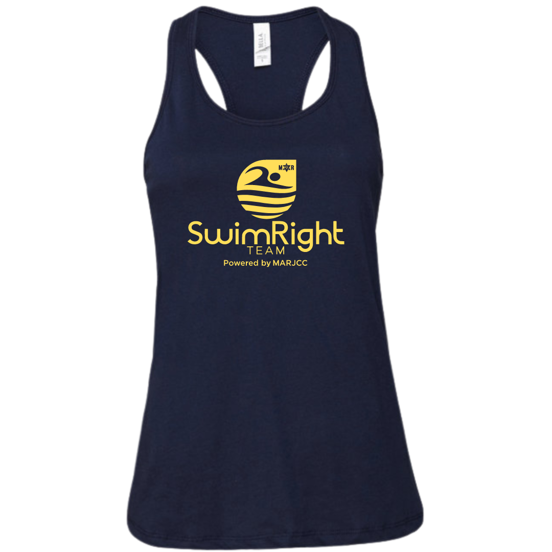 Ladies' Racer Back Tank (Customized) - SwimRight Team