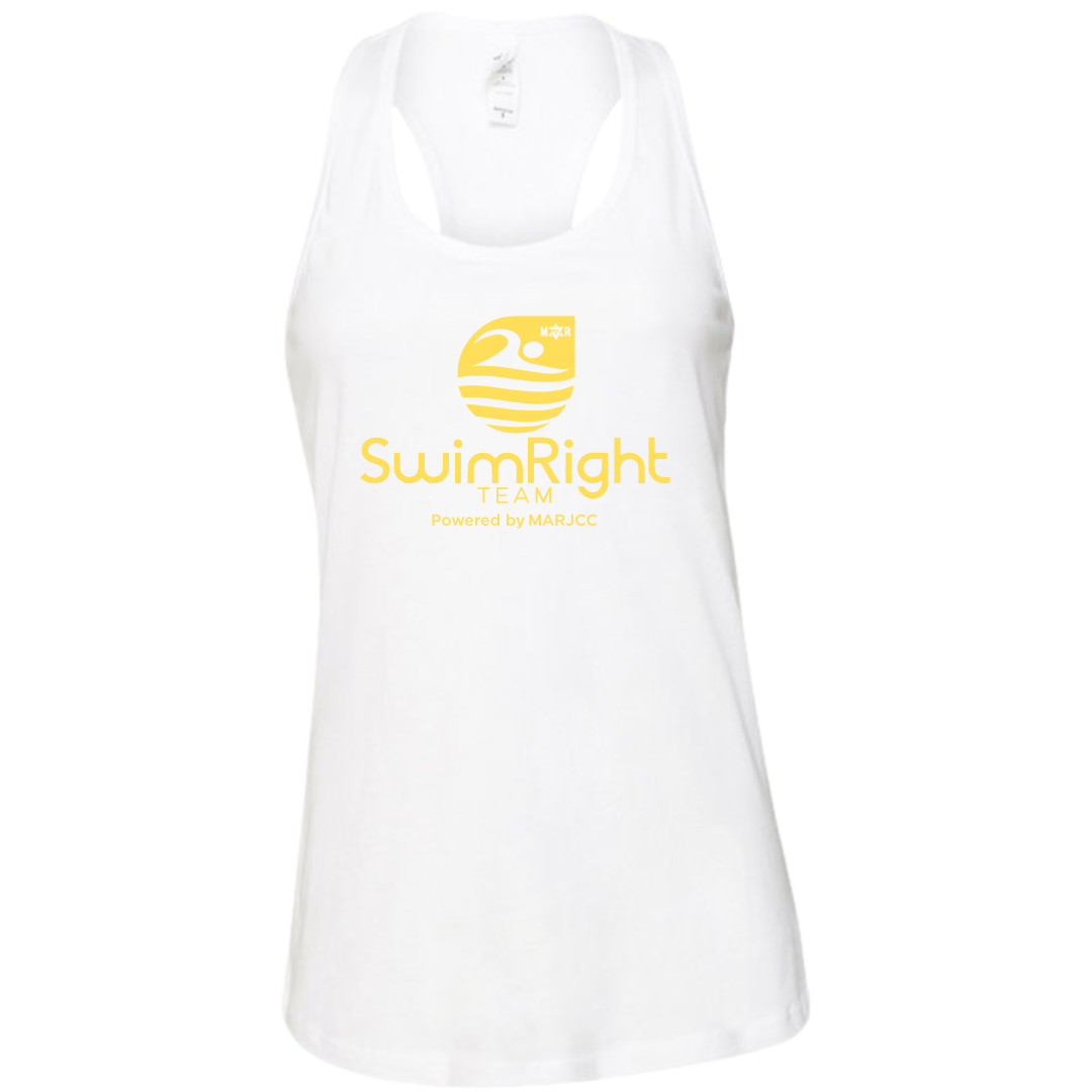 Ladies' Racer Back Tank (Customized) - SwimRight Team