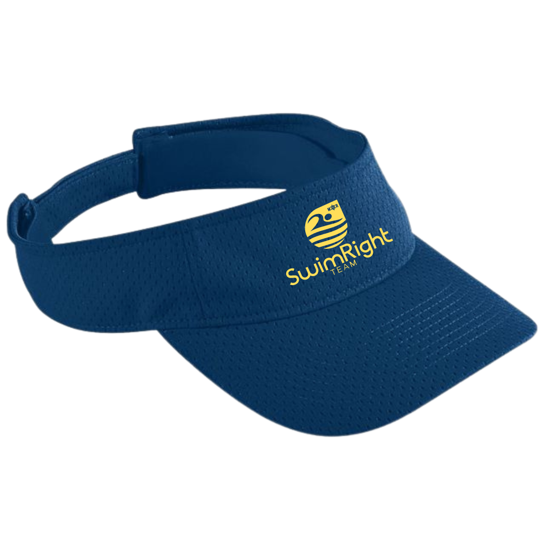 Athletic Mesh Visor (Customized) - SwimRight Team