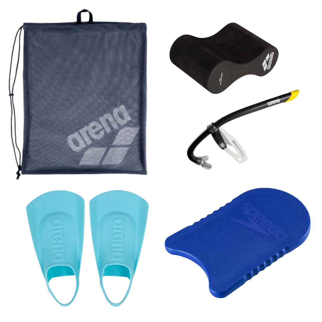 Blue Division Equipment Bundle Junior Size Fins - Team Charlotte