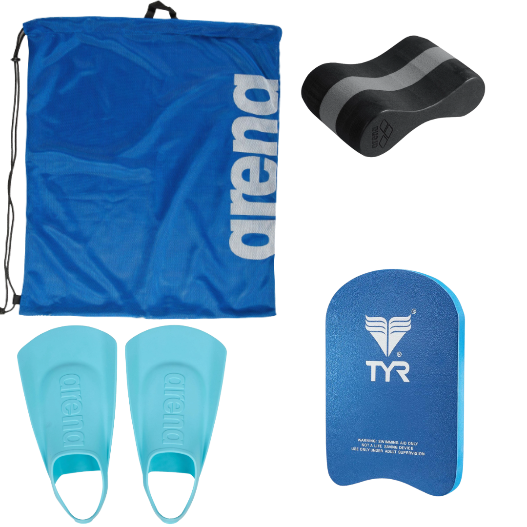 Gold Division Equipment Bundle Junior Size Fins - Team Charlotte