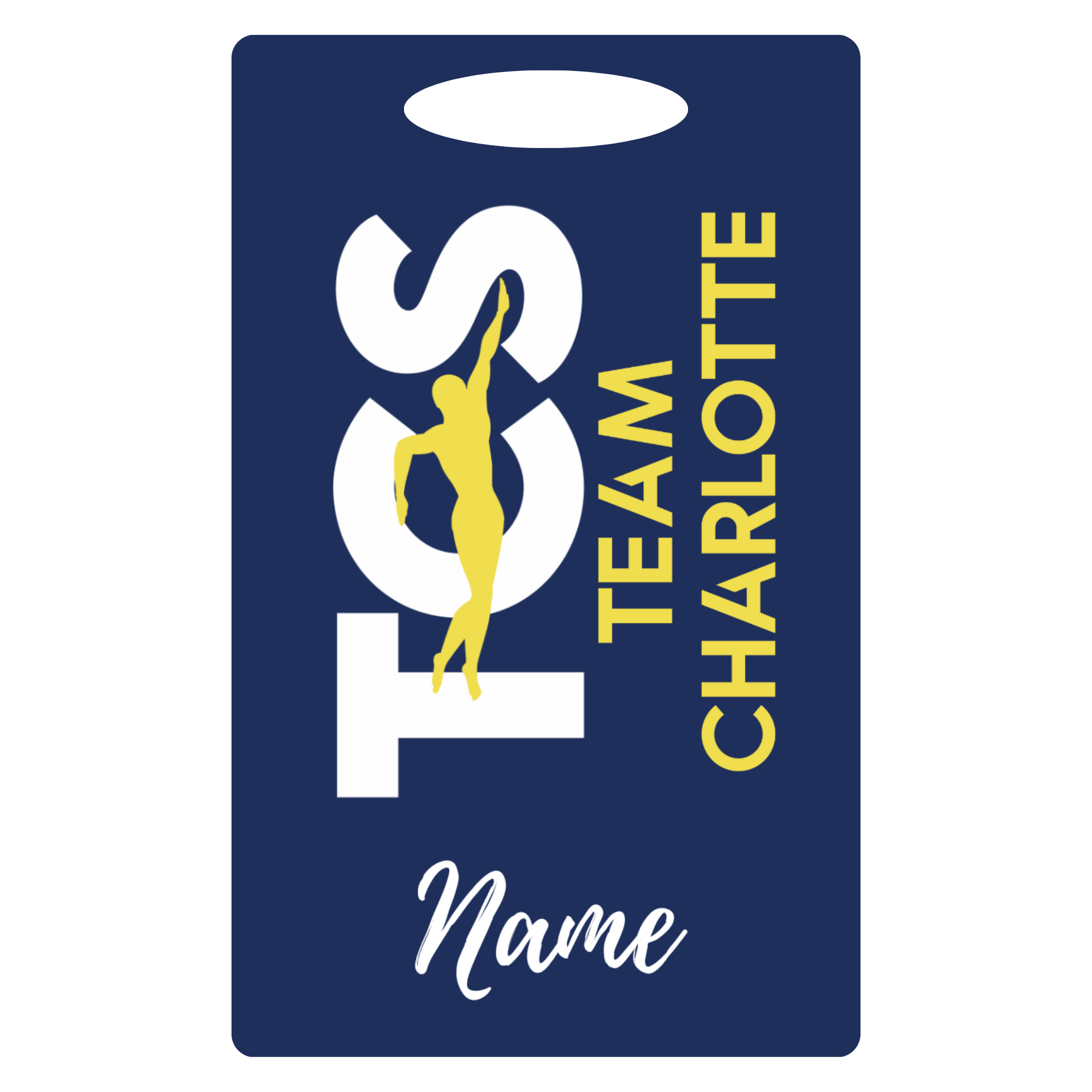 Aluminum Bag Tag (Customized) - Team Charlotte