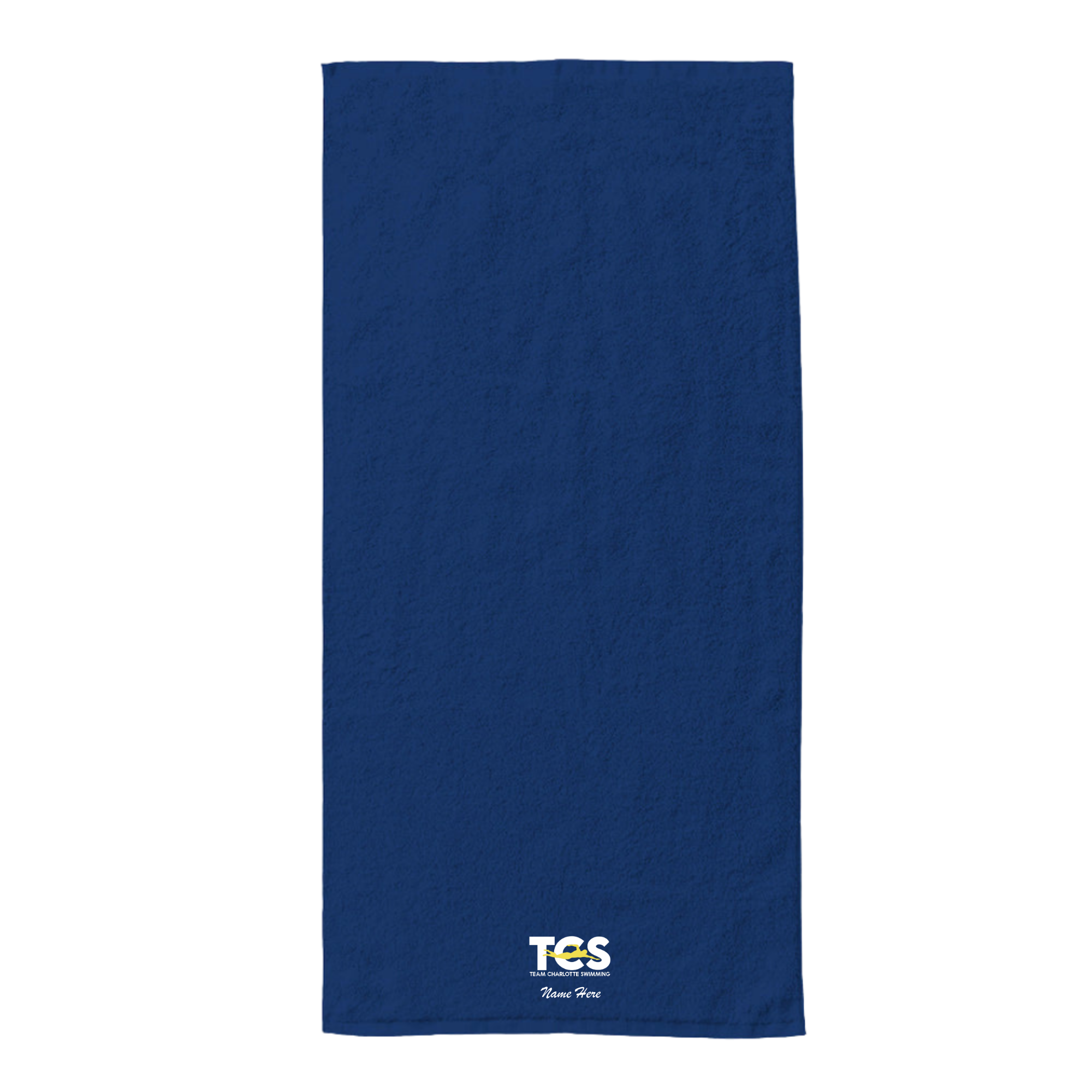 34" x 70" Velour Towel (Customized) - Team Charlotte