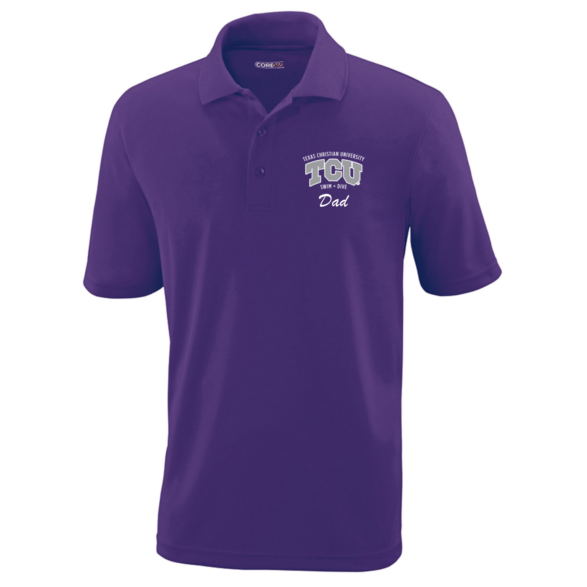 Dri-Fit Men's Polo (Customized) - TCU Dad