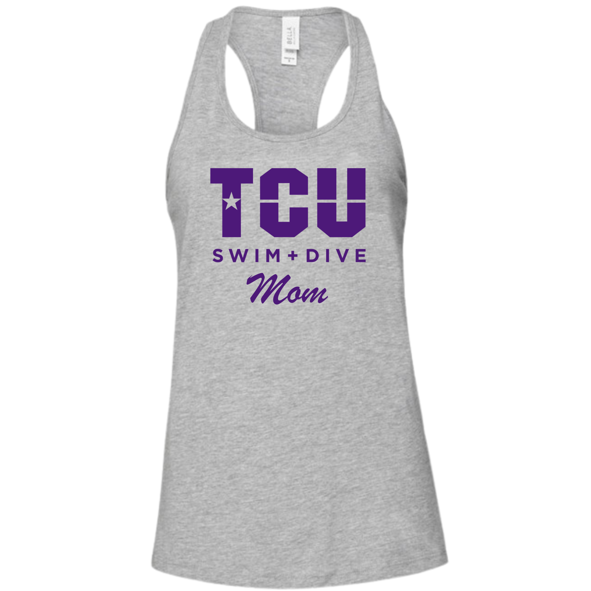 Ladies' Racer Back Tank (Customized) - TCU Mom