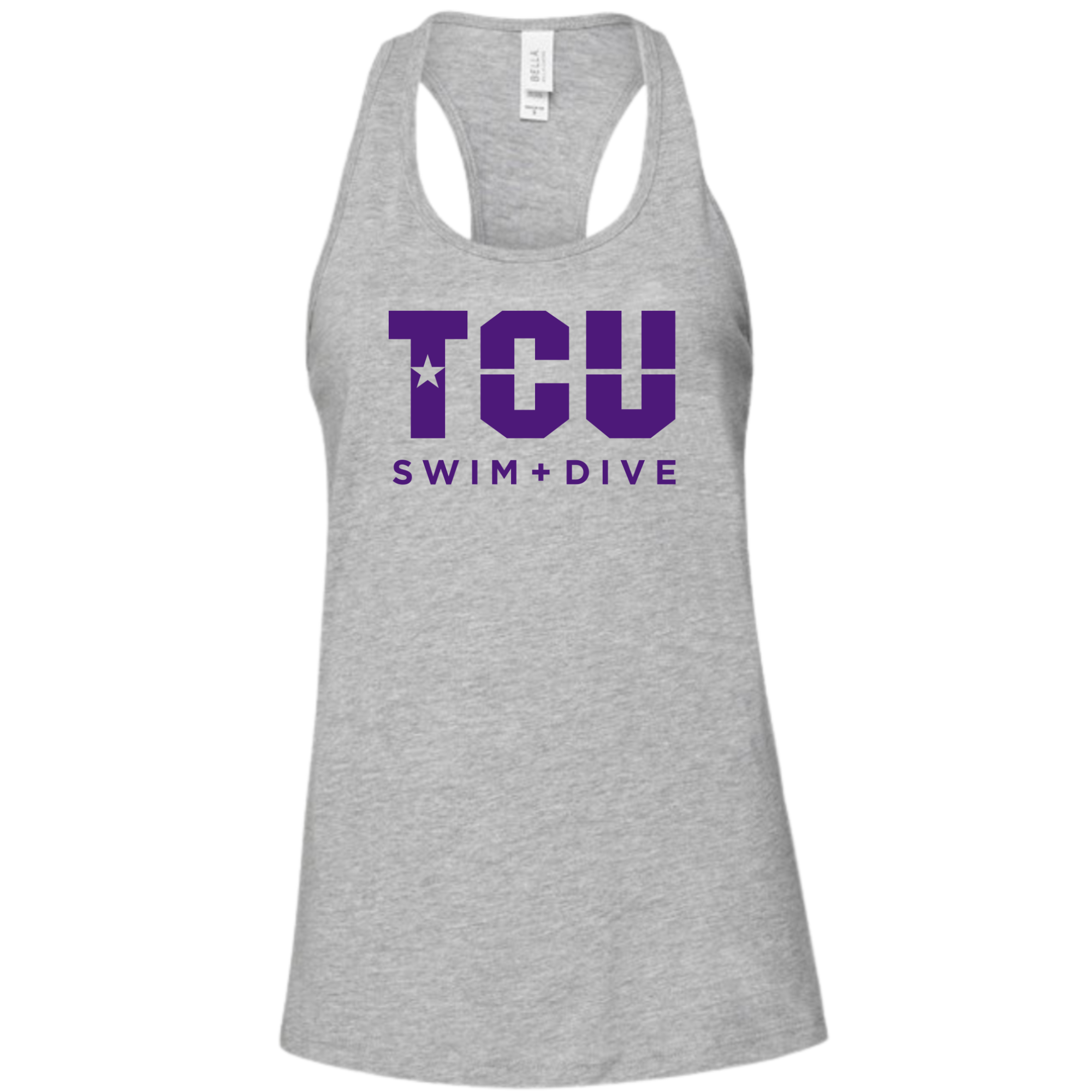 Ladies' Racer Back Tank #1 (Customized) - TCU