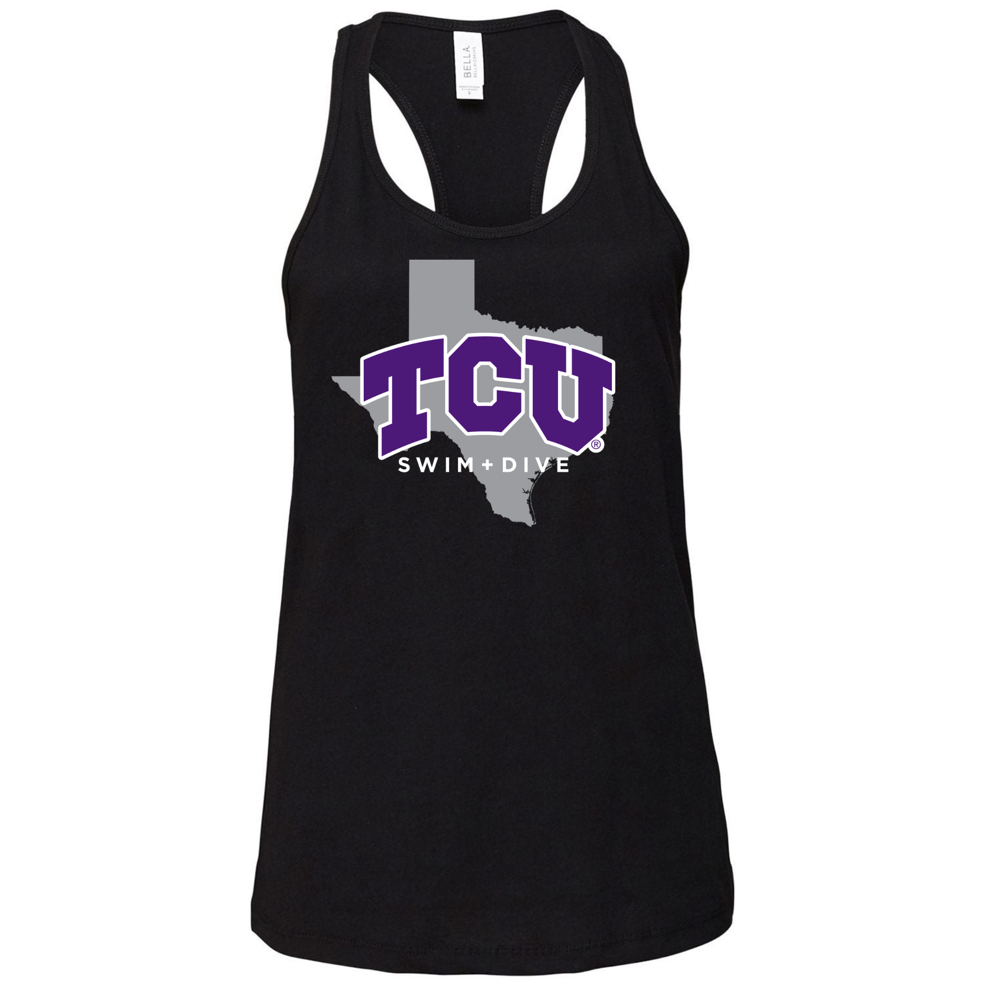 Ladies' Racer Back Tank #2 (Customized) - TCU