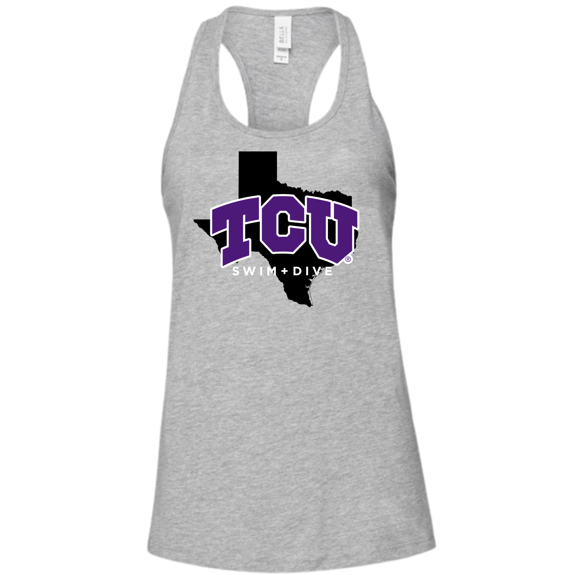 Ladies' Racer Back Tank #2 (Customized) - TCU