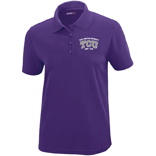 Dri-Fit Women's Polo (Customized) - TCU