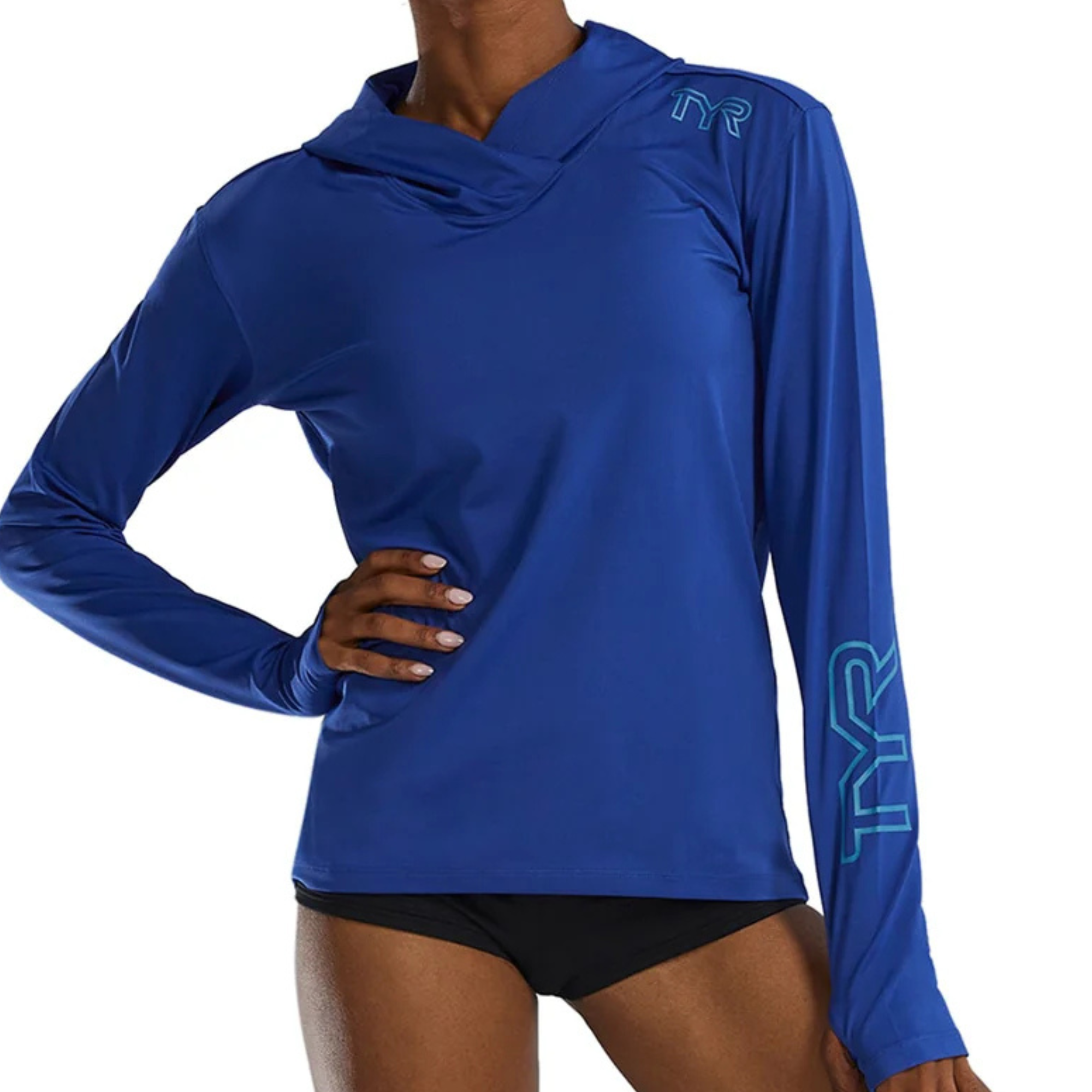 TYR Women's Sun Defense Hooded Shirt