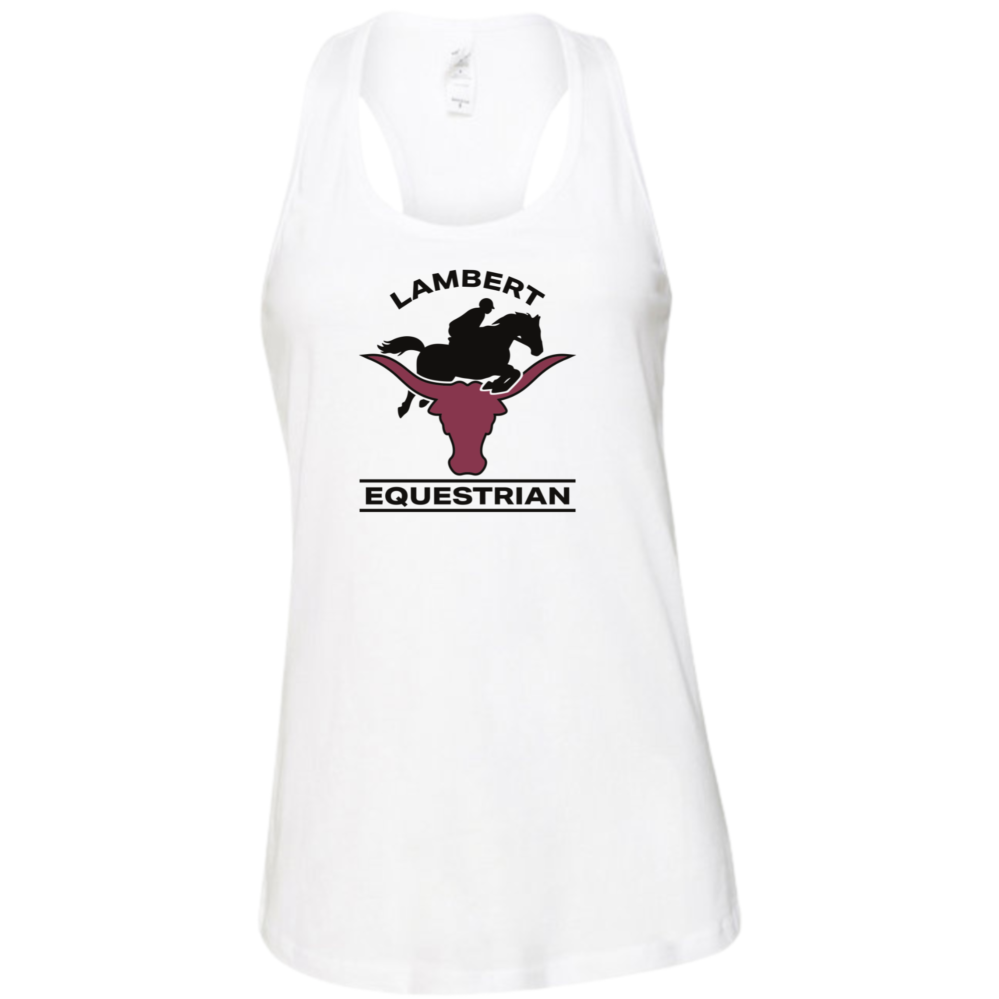 Ladies' Racer Back Tank (Customized) - Lambert Equestrian