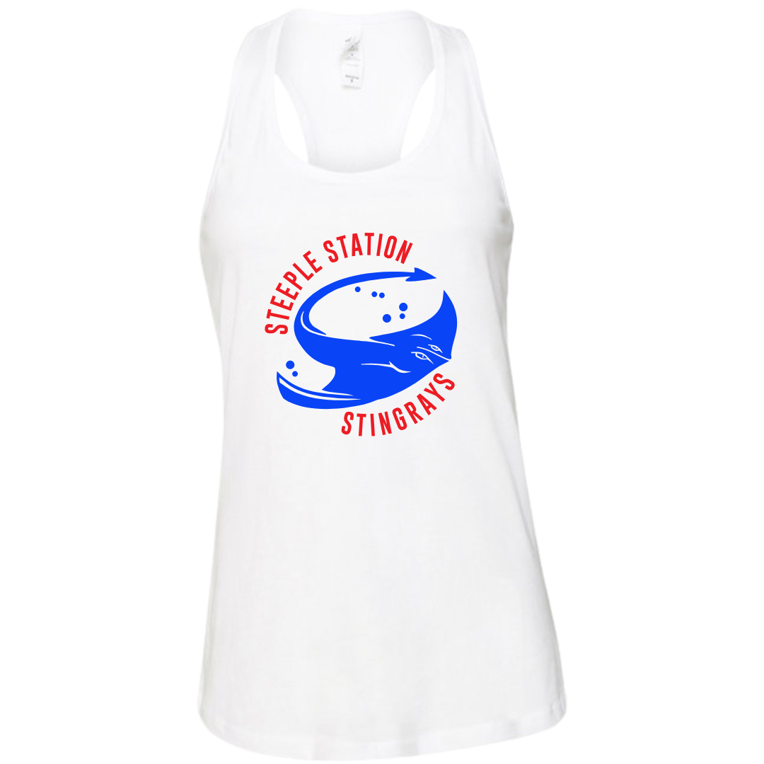 Ladies' Racer Back Tank (Customized) - Steeple Station