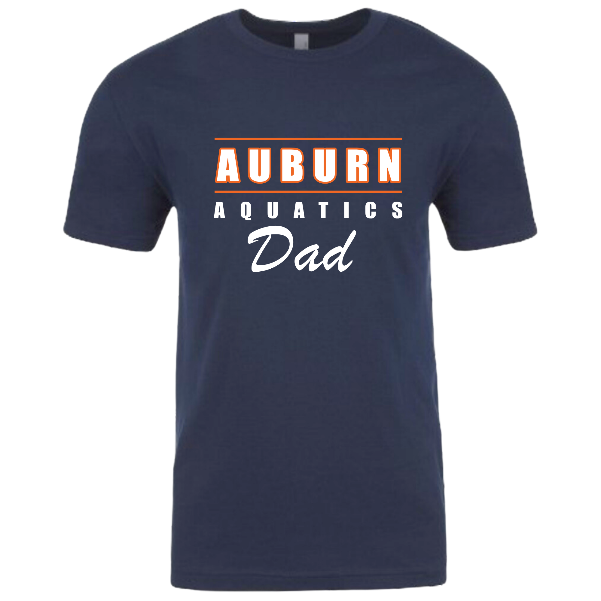 Auburn "DAD" T-Shirt (Customized) - Auburn Aquatics