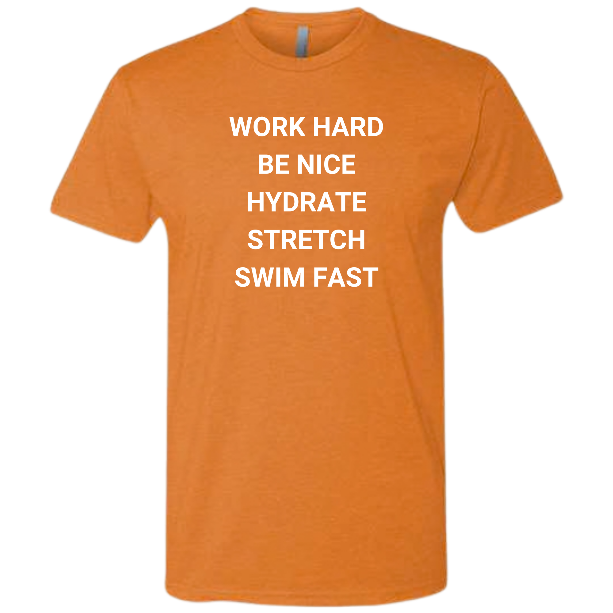 'Work Hard Be Nice Hydrate' Short Sleeve T-Shirt (Customized) - Salty Sports Society