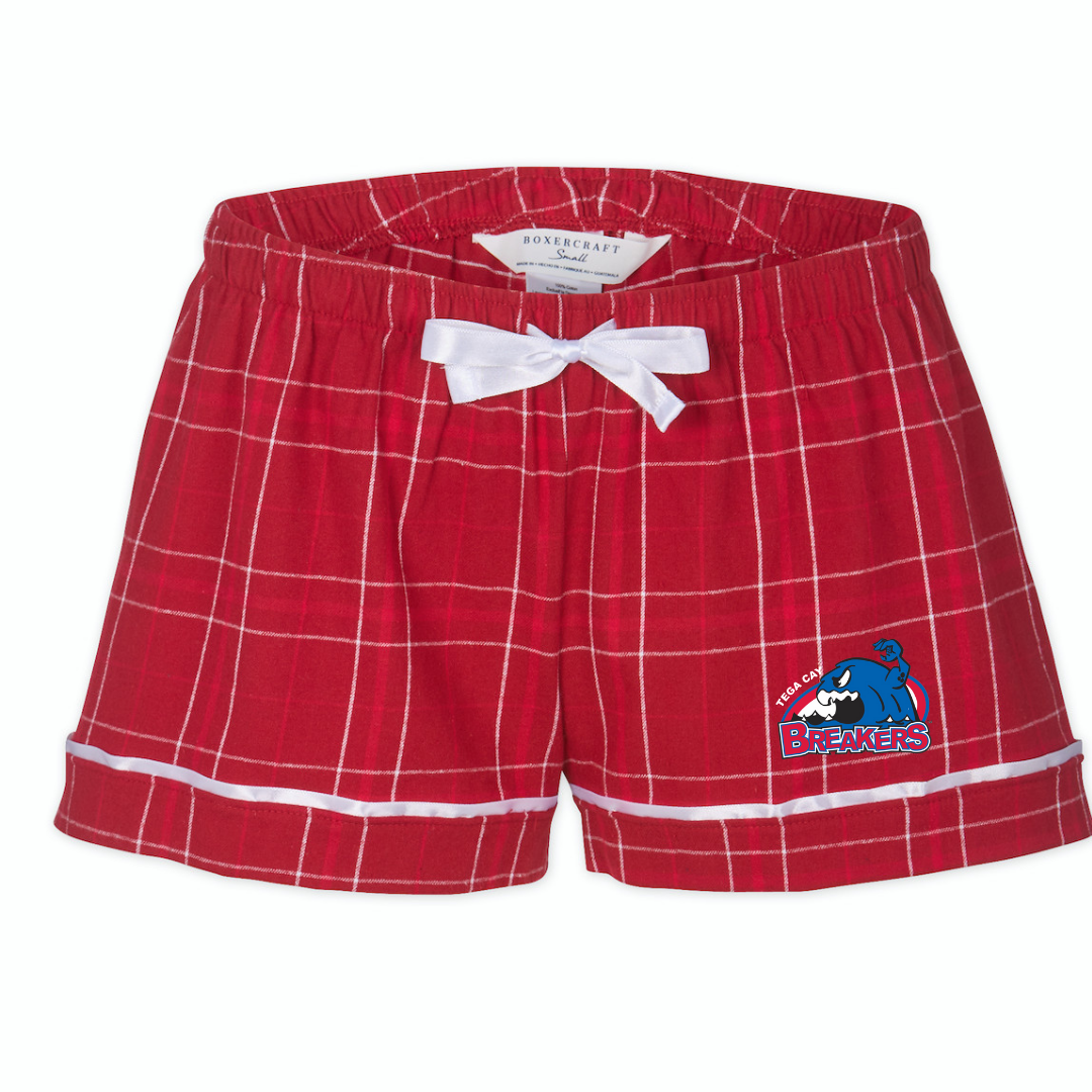 Boxercraft Women's Flannel Short (Customized) - Tega Cay