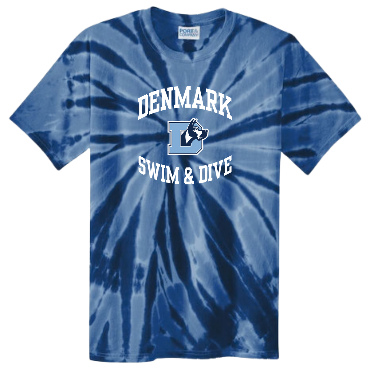 Tie Dye Short Sleeve T-Shirt (Heat Pressed) - Denmark