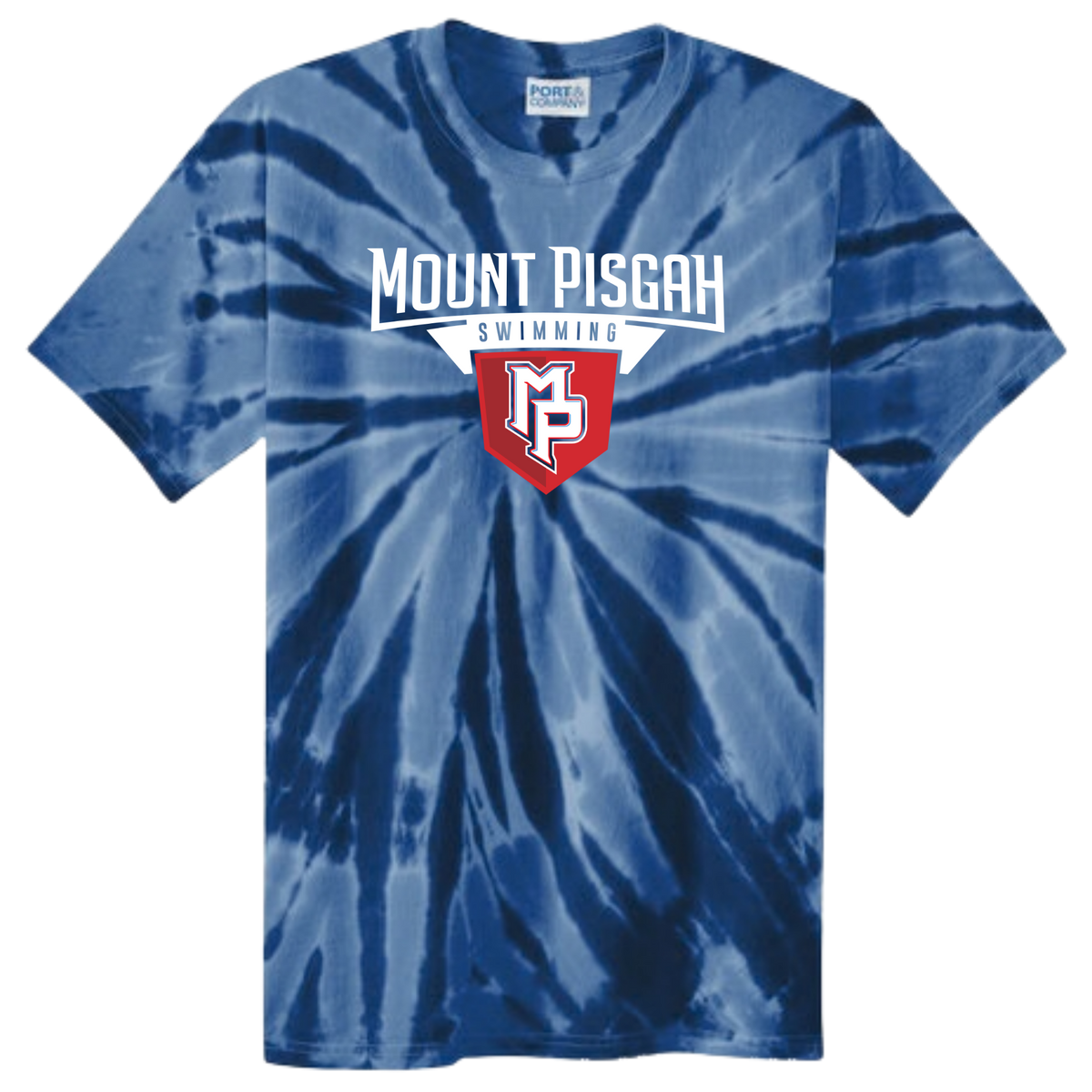 Tie Dye Short Sleeve T-Shirt (Customized) - Mt. Pisgah
