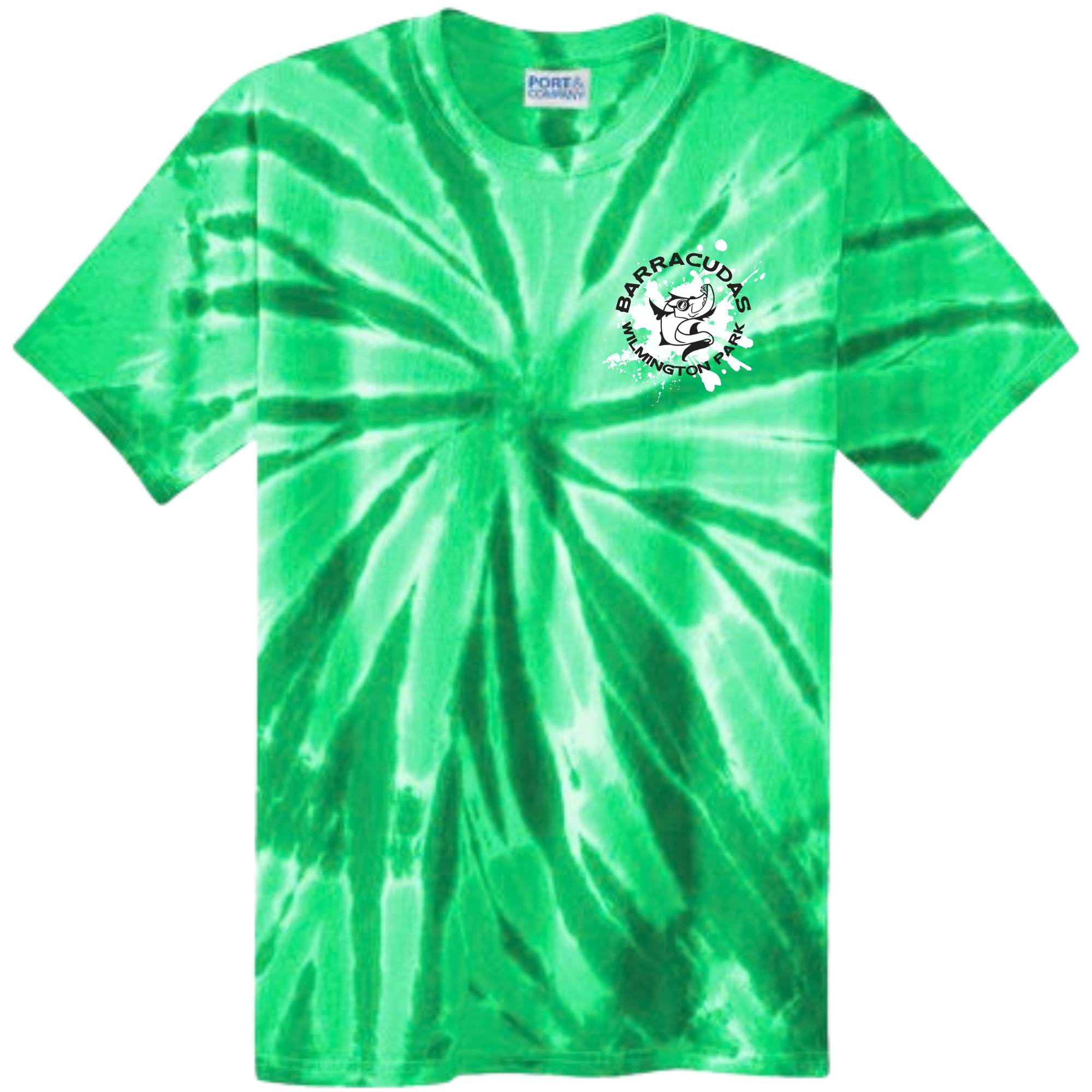 Tie Dye Short Sleeve T-Shirt - Circular Logo (Customized) - Wilmington Park