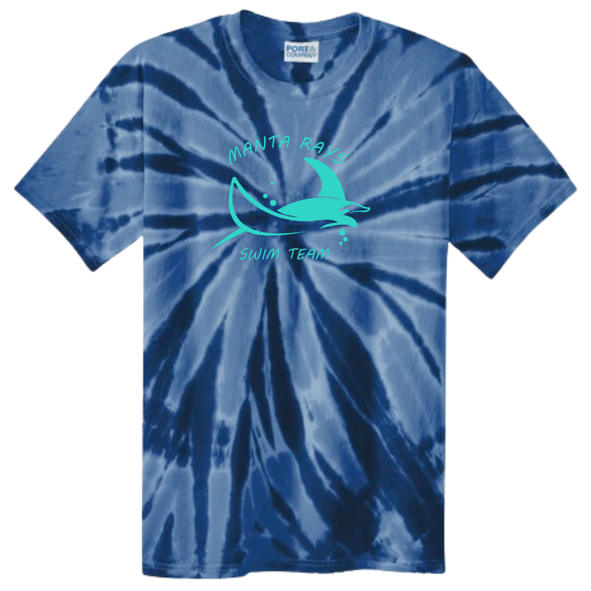 Tie Dye Short Sleeve T-Shirt (Customized) - Mt Isle Harbor