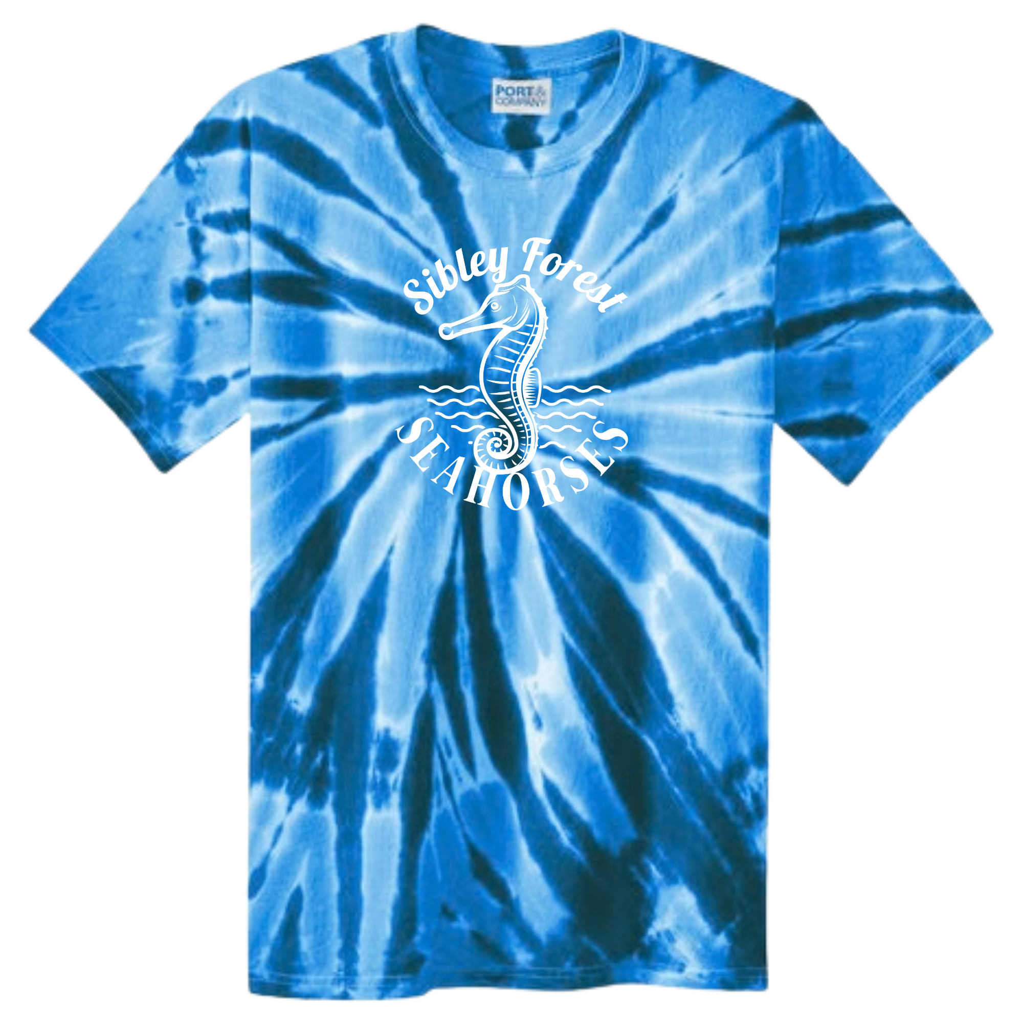Tie Dye Short Sleeve T-Shirt (Customized) - Sibley Forest