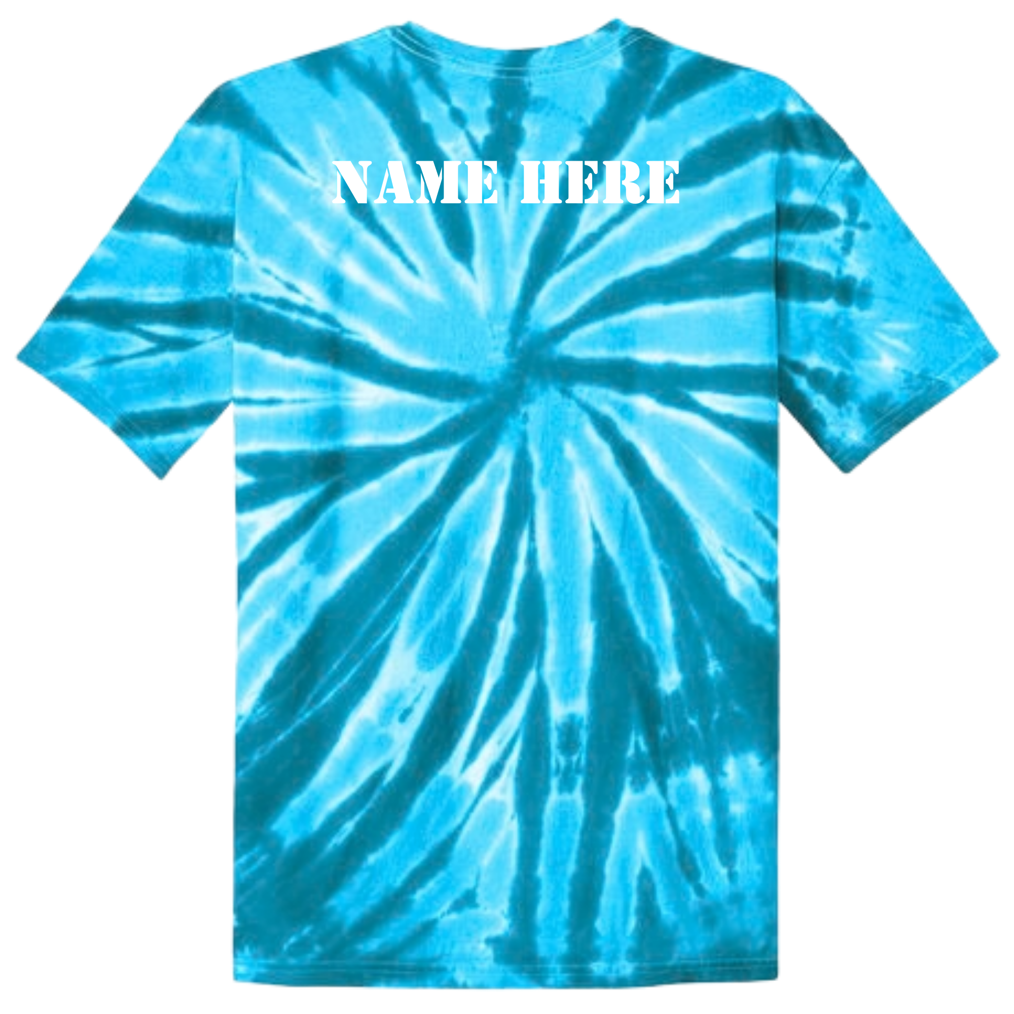 Tie Dye Short Sleeve T-Shirt (Customized) - Valdese