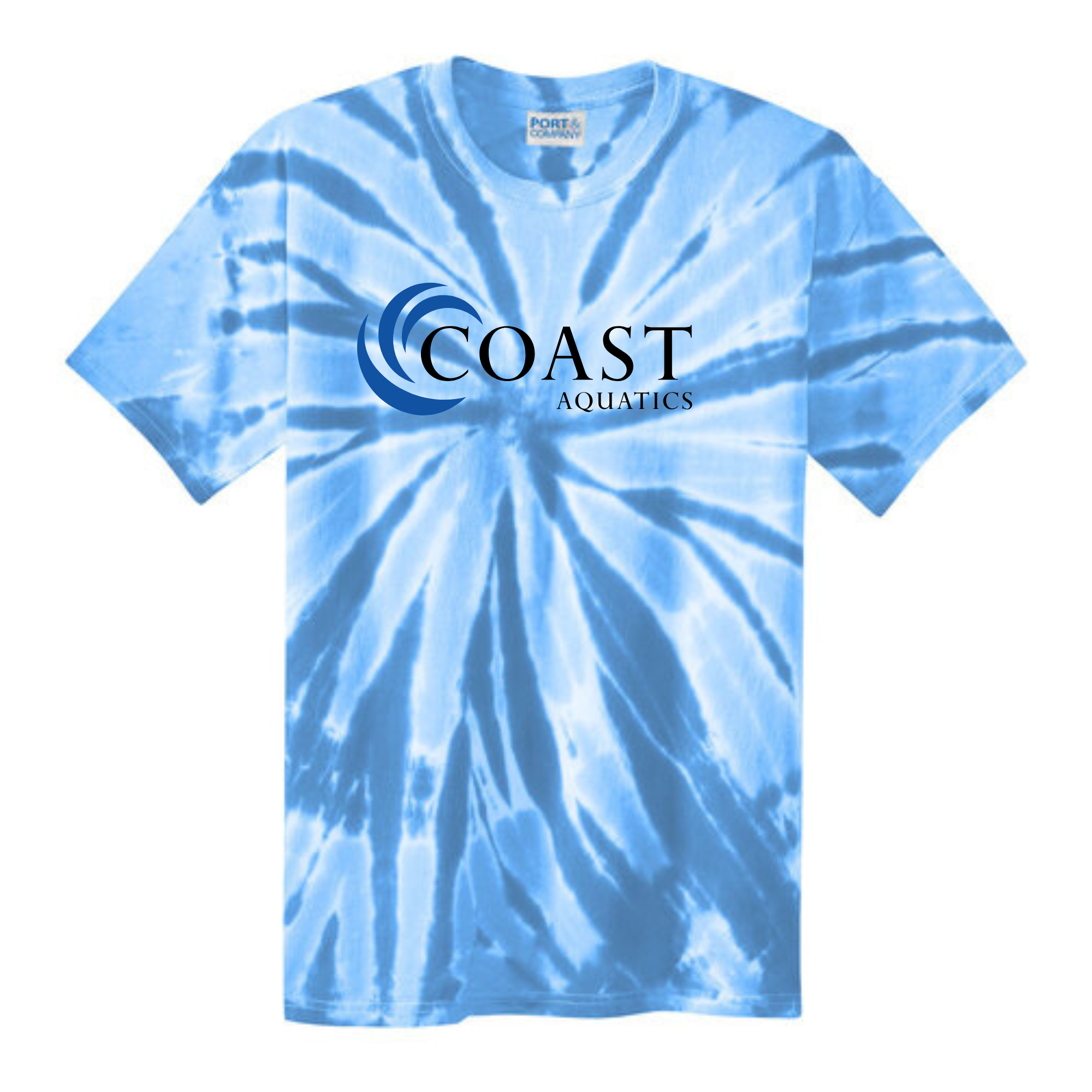 Tie Dye Short Sleeve T-Shirt (Customized) - Coast Aquatics