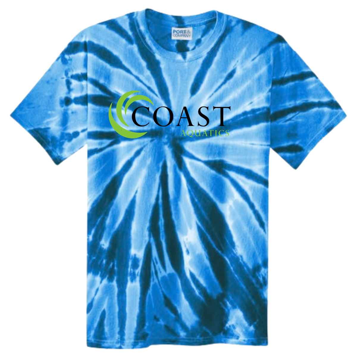 Tie Dye Short Sleeve T-Shirt (Customized) - Coast Aquatics