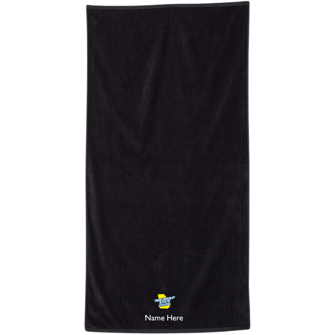 34" x 70" Velour Towel (Embroidered) - 2026 GA Age Group Championship